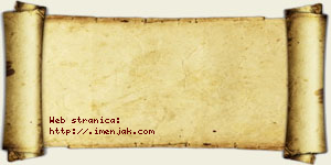 Biljana Adamović vizit kartica